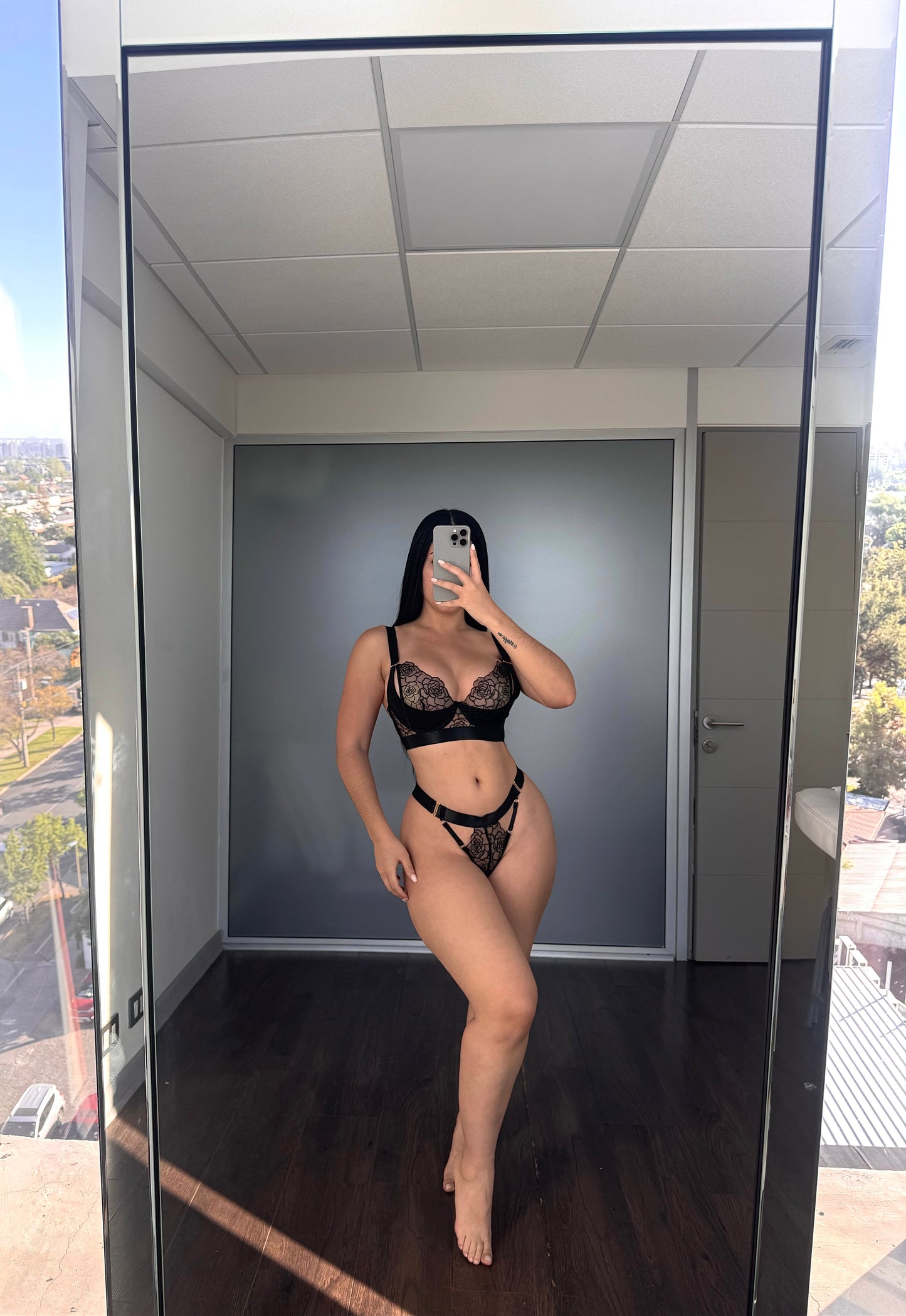 Set lencería encaje y elásticos Otarola