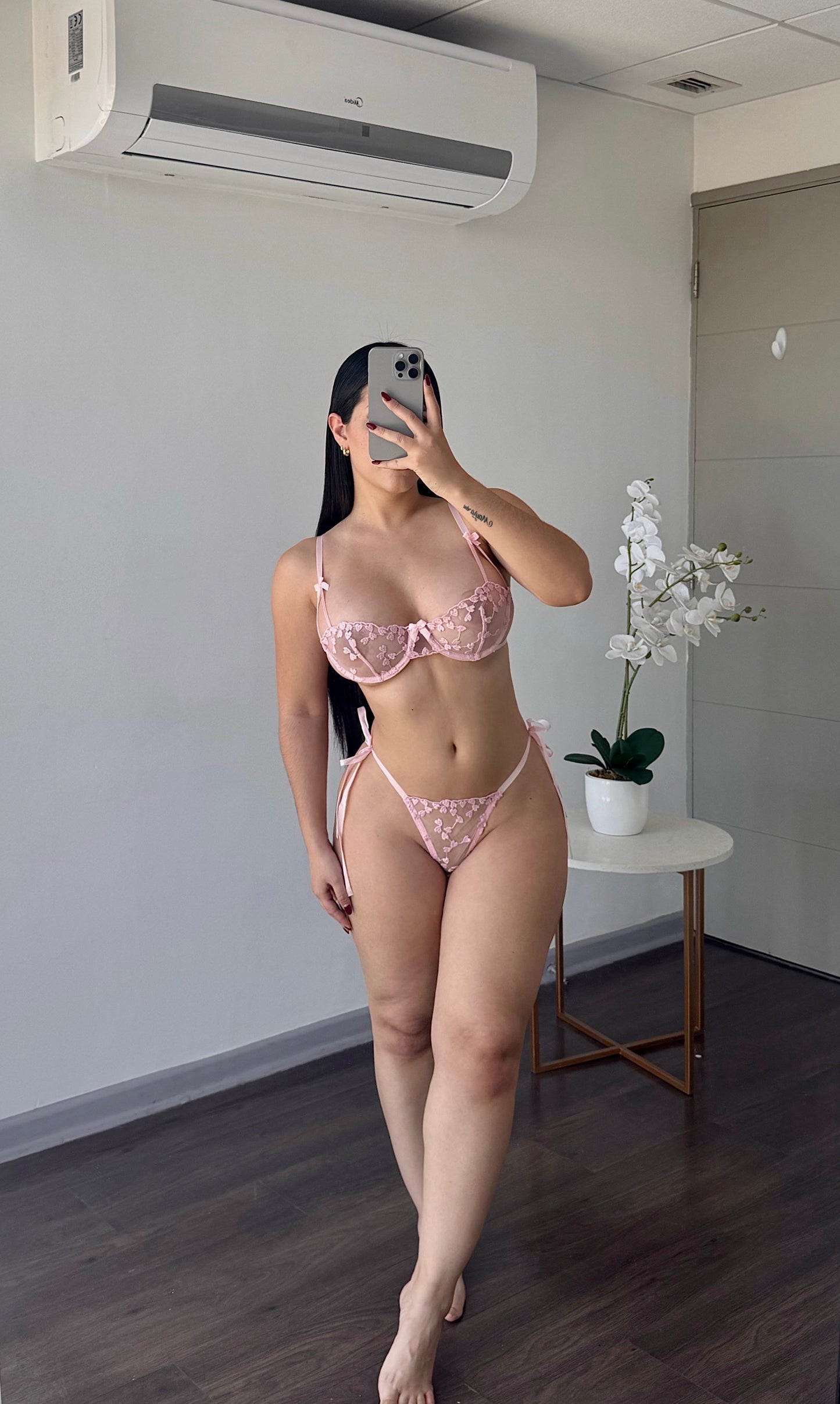 Conjunto lencería cintas Brescia